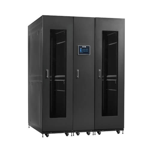 Product Image: SRP-2R-C25 Eaton SmartRack Pre-Configured, Self-Cooling Modular Data Center - 2x 44U Racks, 25 kW AC Unit