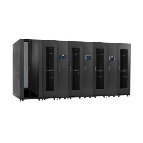 Product Image: SRP-4R-3C12-M Eaton SmartRack Pre-Configured, Self-Cooling Modular Data Center - 4x 44U Racks, 3x 12 kW AC Units, Service Enclosure