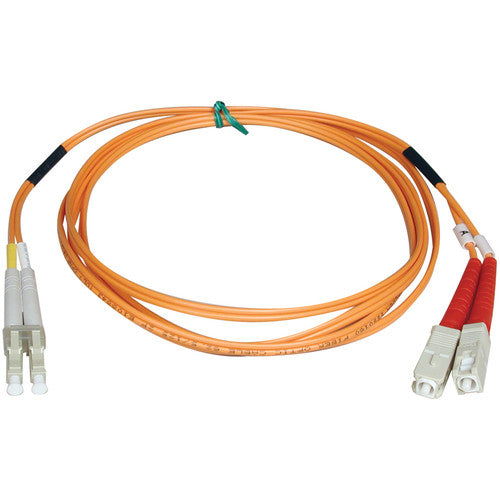 Tripp Lite series Duplex Multimode 50/125 Fiber Patch Cable (LC/SC), 1M (3 ft.)