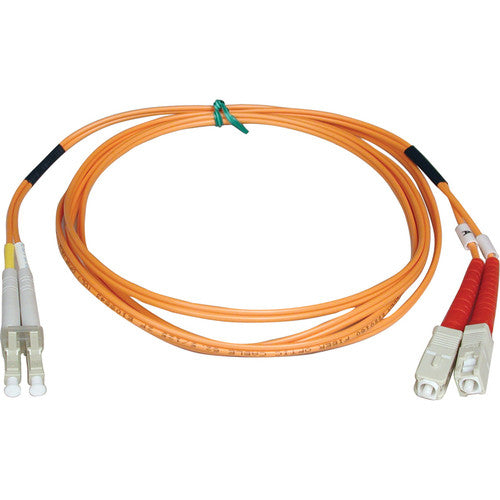Tripp Lite series Duplex Multimode 50/125 Fiber Patch Cable (LC/SC), 3M (10 ft.)