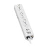 Tripp Lite series Safe-IT UL 1363 Medical-Grade Power Strip, 6 Hospital-Grade Outlets, USB Charging, Safety Covers, Antimicrobial, 15 ft. Cord