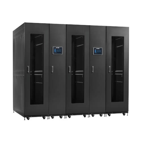 Eaton SmartRack Pre-Configured, Self-Cooling Modular Data Center - 3x 44U Racks, 2x 12 kW AC Units Eaton SmartRack Pre-Configured, Self-Cooling Modular Data Center - 3x 44U Racks, 2x 12 kW AC Units