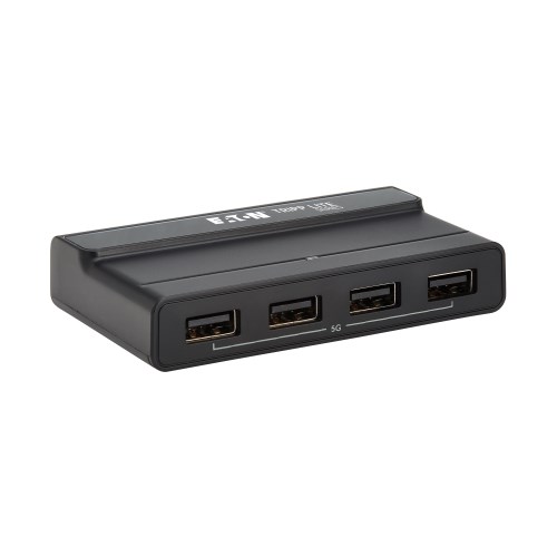 Tripp Lite series 2x4 USB Peripheral Sharing Switch - USB 3.2 Gen 1 (5 Gbps), 2 USB-C Hosts, 4 USB-A Hub Ports