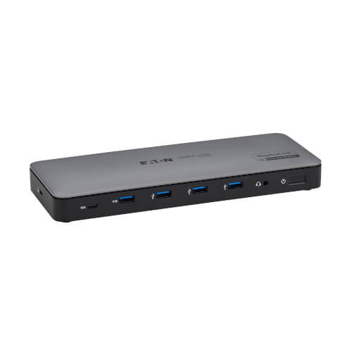 Tripp Lite series USB-C Universal Dock, Triple Display - 4K HDMI and DisplayPort, USB 3.2 Gen 1/Gen 2 Hub, GbE, 100W PD Charging