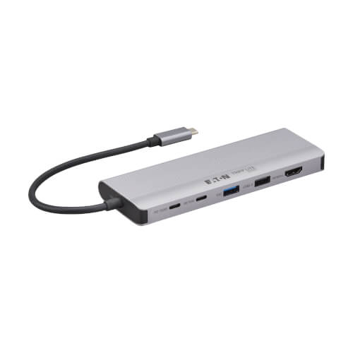 Tripp Lite series USB4 Multi-Display Travel Dock - 8K or 4K/144 Hz Video, USB 3.2 Gen 2 (10 Gbps) Hub Ports, 100W PD Charging, HDR, 4:4:4, HDCP 2.3