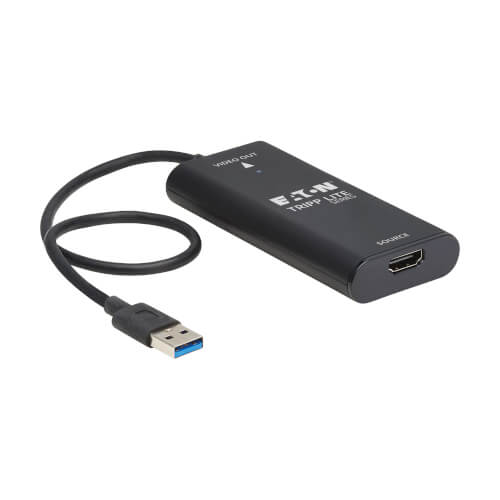 Product Image: U444-H4K6-CAP Tripp Lite series HDMI to USB Video Capture Adapter, 4K 60 Hz, USB 3.2 Gen 1, TAA