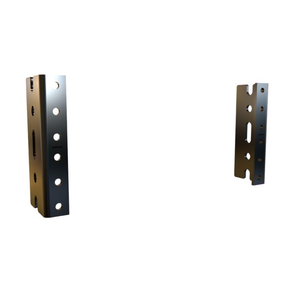 Hammond 2U 10-32 Universal Rack Rail