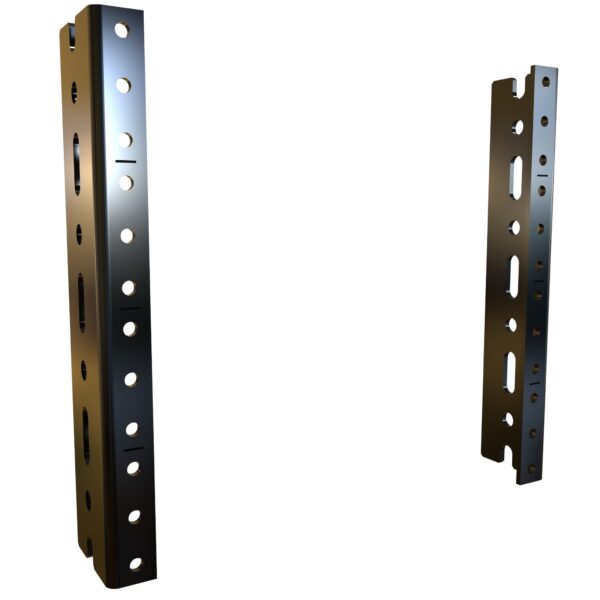 Hammond 4U 10-32 Universal Rack Rail
