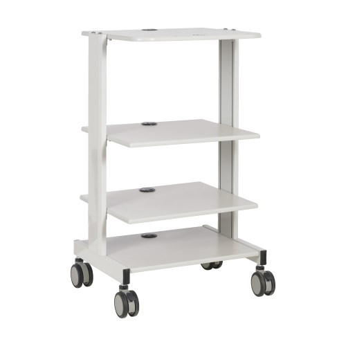 Tripp Lite series Mobile Workstation with Adjustable Shelves, Locking Casters, TAA